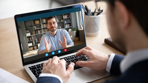 entrevista de trabajo virtual