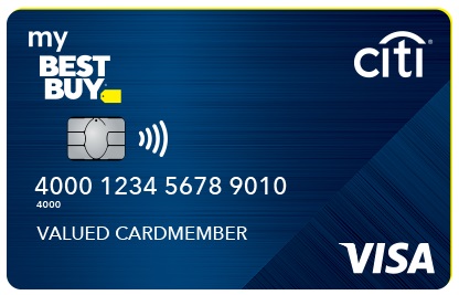 Foto de una tarjeta de crédito My Best Buy Citi Visa
