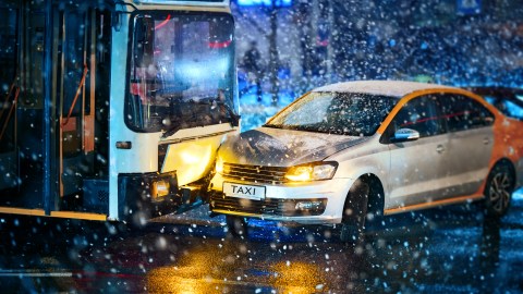 accidente en transporte público