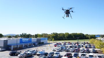 Entrega de productos de Walmart con drones
