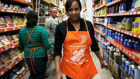 trabajador home depot