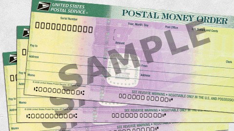 money order del Servicio Postal de los Estados Unidos