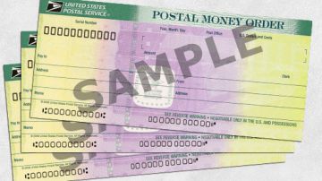 money order del Servicio Postal de los Estados Unidos