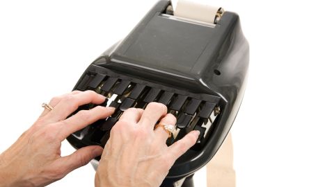 máquina estenotipo para tipografía judicial