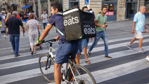 Repartidores de comida en Nueva York