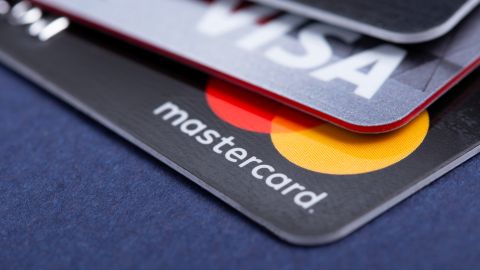 Tarjetas de crédito Visa y Mastercard
