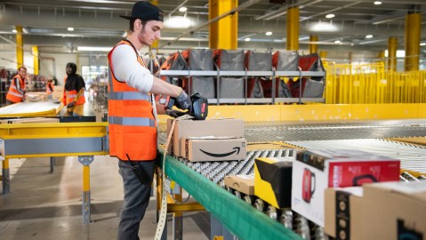 Trabajo temporada navideña Amazon