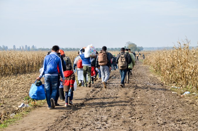 Inmigrantes con asilo en Estados Unidos