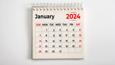 Calendario enero 2024