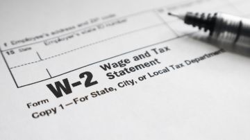 Formulario W2 impuestos IRS