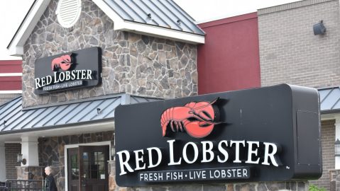 Fachada de un Red Lobster, compañía que se ha declarado en quiebra.