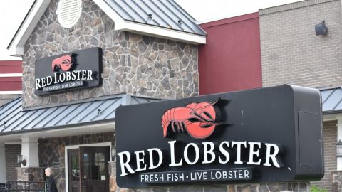 Fachada de un Red Lobster, compañía que se ha declarado en quiebra.