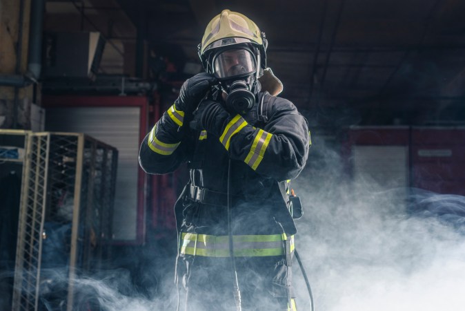 Bombero en Estados Unidos
