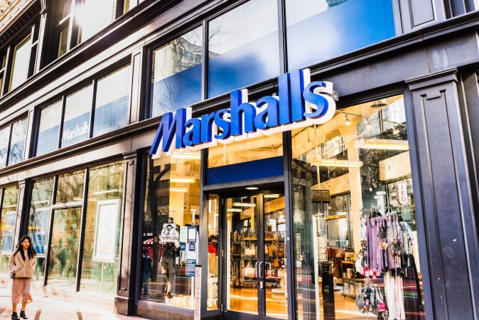 Entrada a la tienda Marshalls en Market Street.