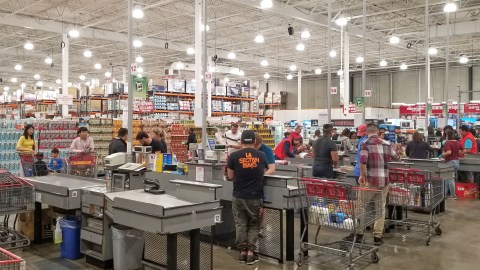 Cajeros en Costco
