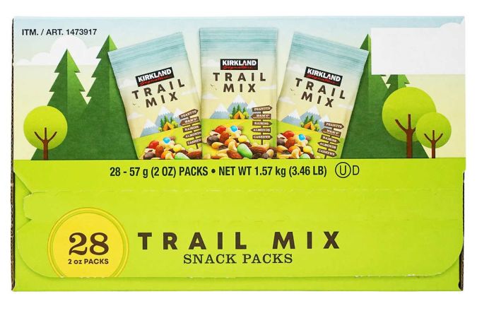 Kirkland Signature Trail Mix Snack Packs.