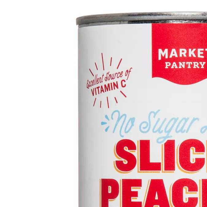 Rebanadas de durazno sin azúcar de Market Pantry™.