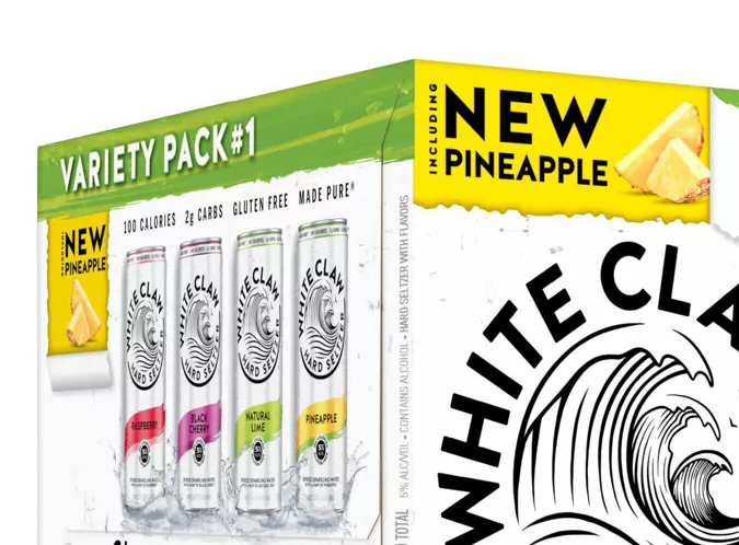 White Claw Hard Seltzer Variety Pack (12 unidades).
