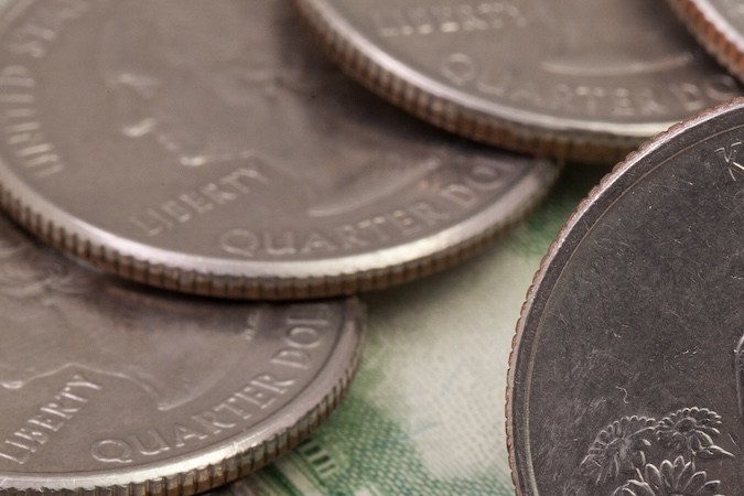 Colección de monedas de 25 centavos de Kansas.