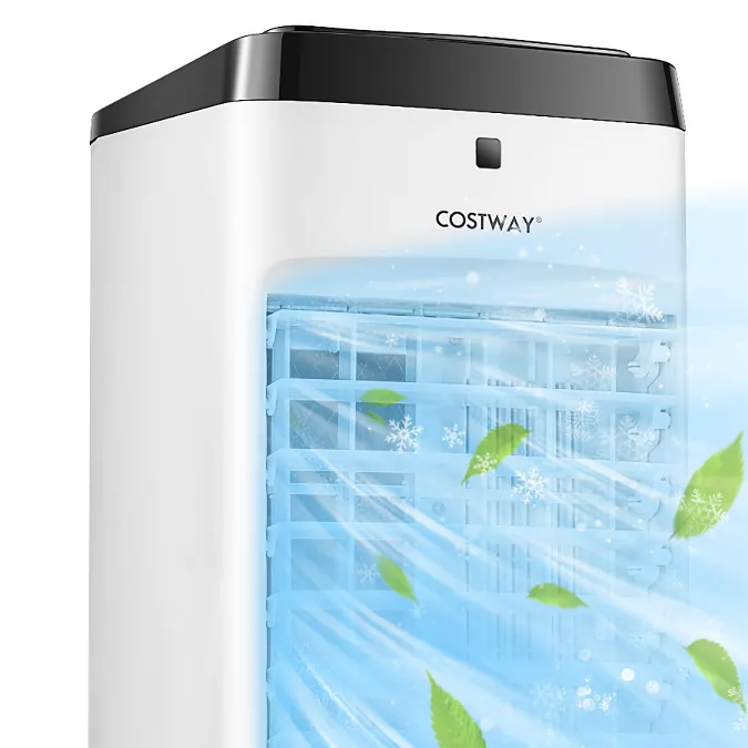 Costway 4-in-1 Evaporative Air Cooler w/ Fan & Humidifier Remote Control Ice Packs.