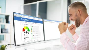 Verificación de puntaje de crédito en línea.