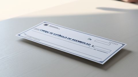 Cheque de estímulo de reembolso