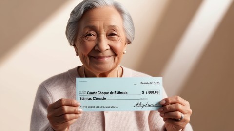 Cuarto cheque de estímulo para adultos mayores
