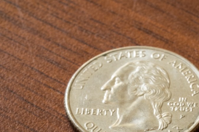 Moneda de un cuarto de dólar estadounidense de Wisconsin.