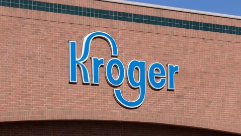 Fachada de una tienda Kroger.
