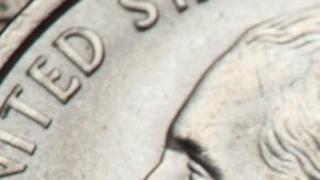 Monedas de Estados Unidos. George Washington representado en la moneda de veinticinco centavos de Estados Unidos.