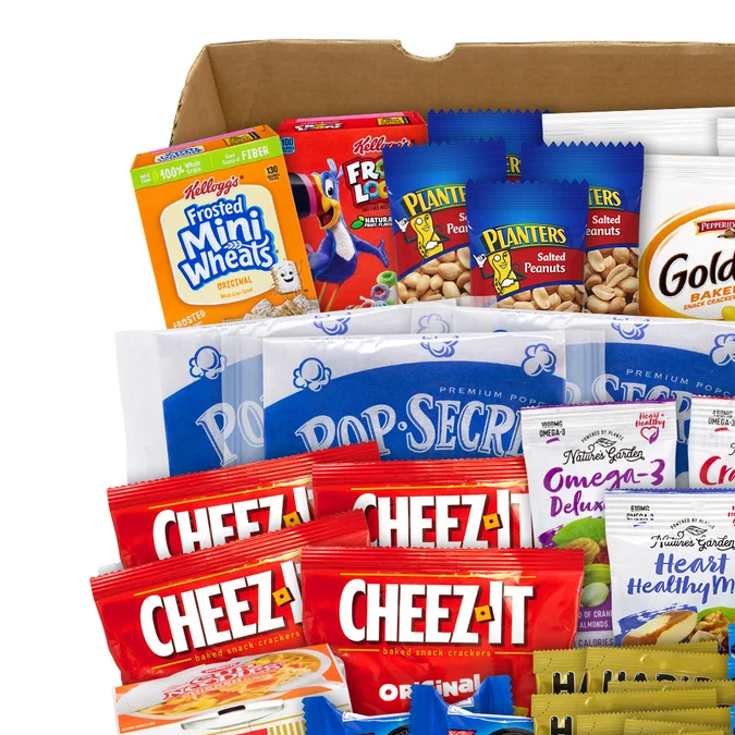 Caja de refrigerios para dormitorio.