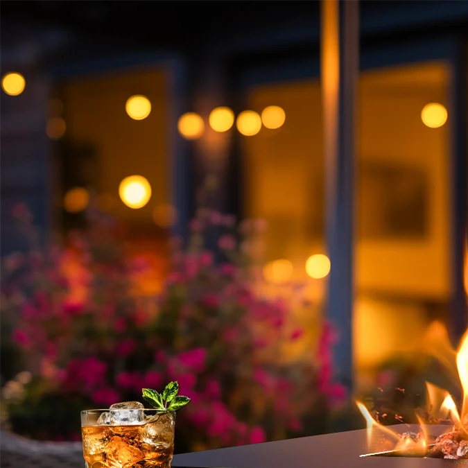 Mesa de fogata exterior Myfurnideal.