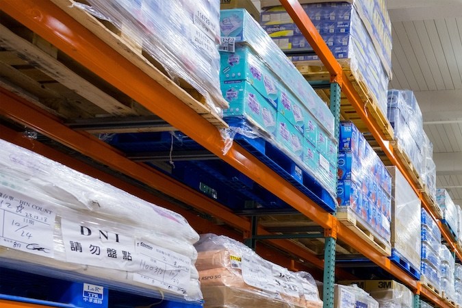 Interior de la tienda Costco en Taiwán.