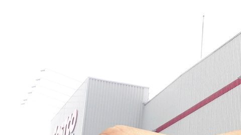 Compras en almacenes mayoristas de Costco, club de membresía, tarjeta de membresía, Costco como fondo.