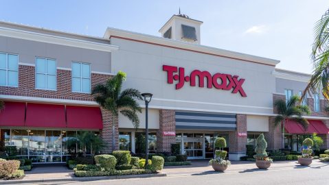 Fachada de un T.J.Maxx en Estados Unidos.