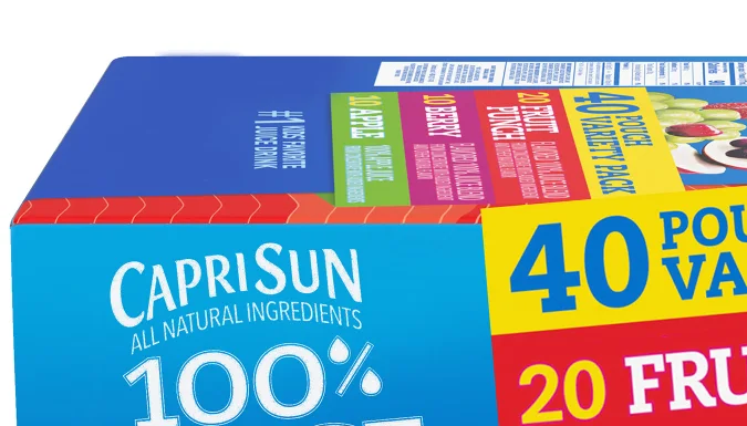 Capri Sun, 100% jugo.