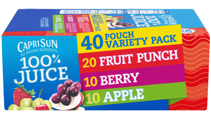 Capri Sun, 100% jugo.