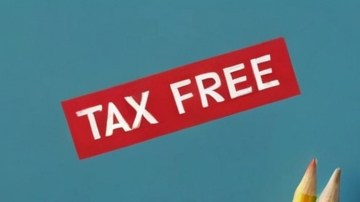 Imagen de artículos escolares comprados durante los días sin impuestos en EE.UU.