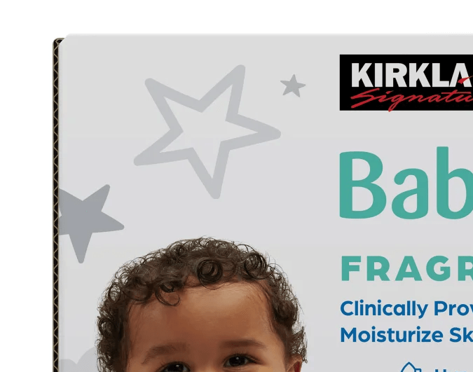 Toallitas húmedas para bebés Kirkland Signature sin fragancia.