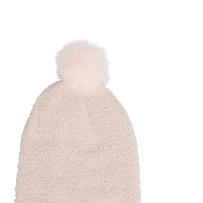 Gorro de lana con pompones para mujer de Snugadoo.