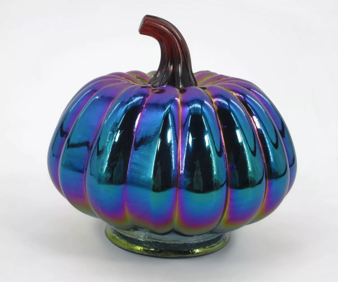 Calabaza de Halloween iridiscente - Bullseye's Playground™.