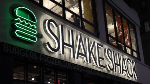 Shake Shack aparece en la ciudad de Nueva York.