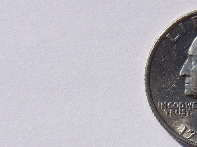 Una imagen del anverso y reverso del cuarto de dólar del Bicentenario de 1976.