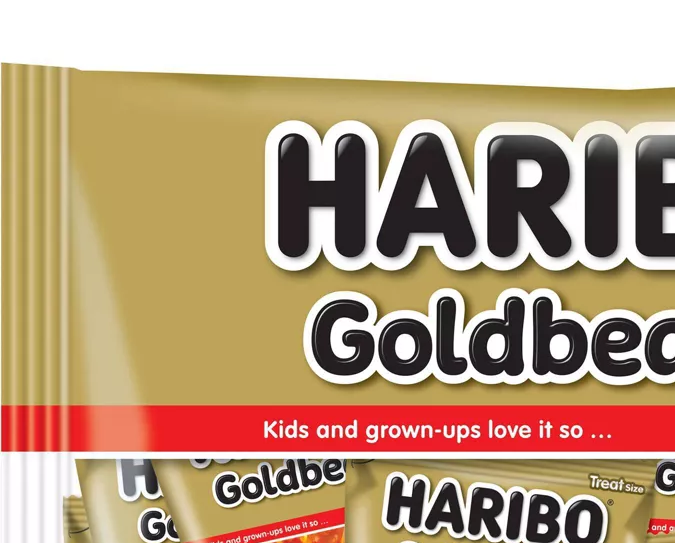 Haribo Halloween Goldbears Gummies Mini Bags.