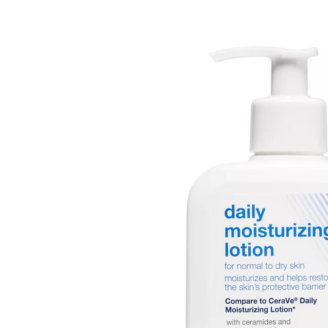 Loción humectante diaria up & up.