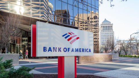Oficina de Bank of America en St. Louis, Missouri, EE.UU.