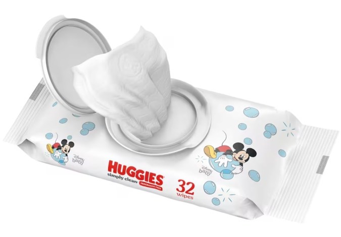 Toallitas húmedas para bebés Simply Clean de Huggies.