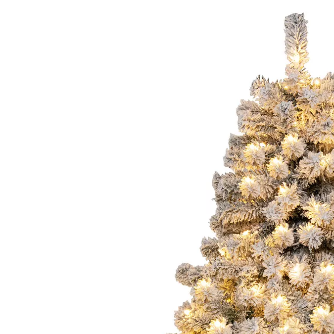 Árbol de Navidad preiluminado Tangkula.