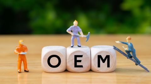 El fabricante de equipos originales (OEM) proporciona los componentes del producto de otra empresa.