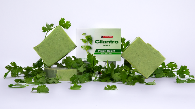 Jabón de cilantro de Chipotle.